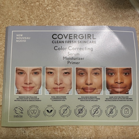 Covergirl sample for Colour correcting Serum Primer Moisturizer - Picture 1 of 5